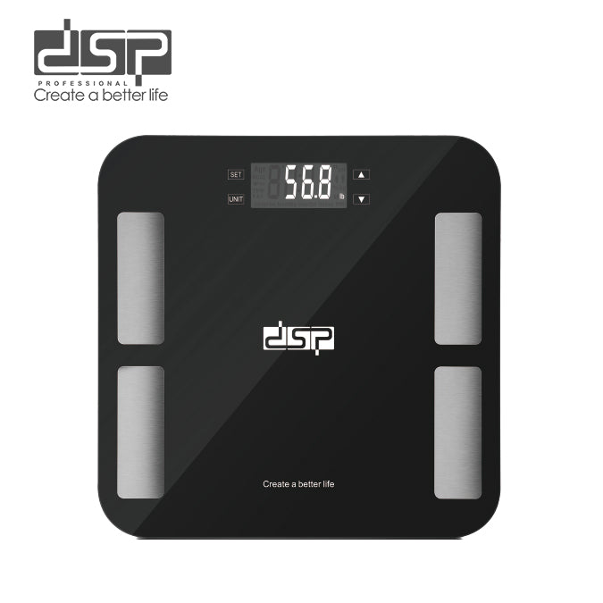Smart Body Fat Scale 4 Sensors 13-User Memory 180kg | KD7046 | DSP | Image 1
