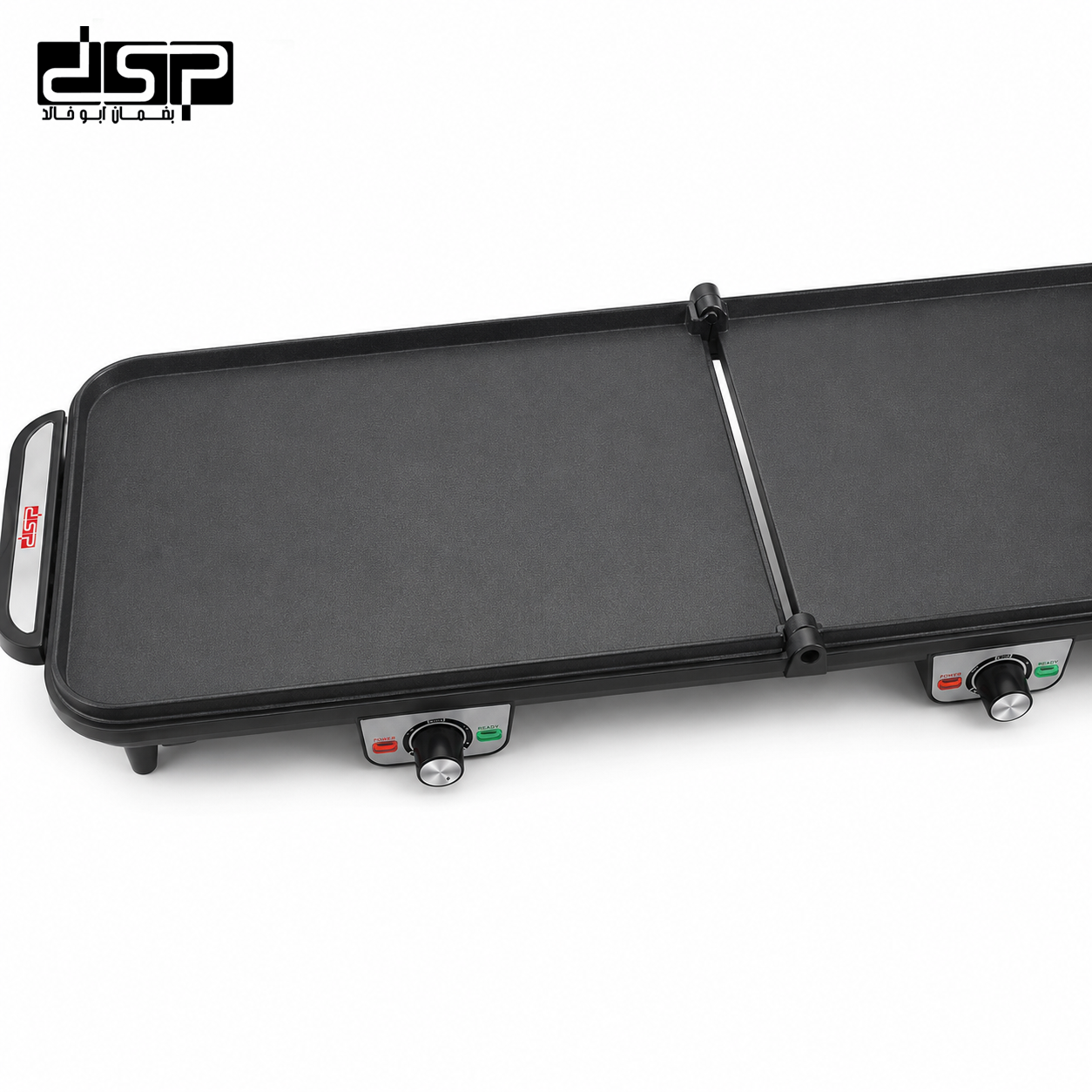 جريل كهربائي مزدوج DSP KB1118 قابل للطي بقدرة 2200 وات وتحكم مستقل