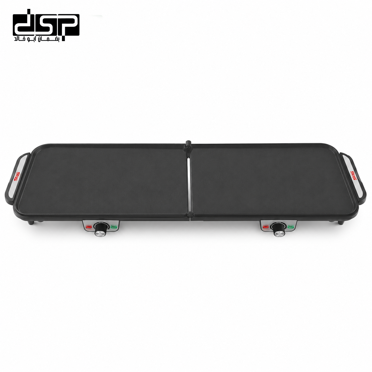 جريل كهربائي مزدوج DSP KB1118 قابل للطي بقدرة 2200 وات وتحكم مستقل