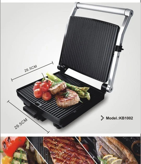 Electric Contact Grill Non-Stick Plates Elegant Design | KB1002 | DSP | Image 2