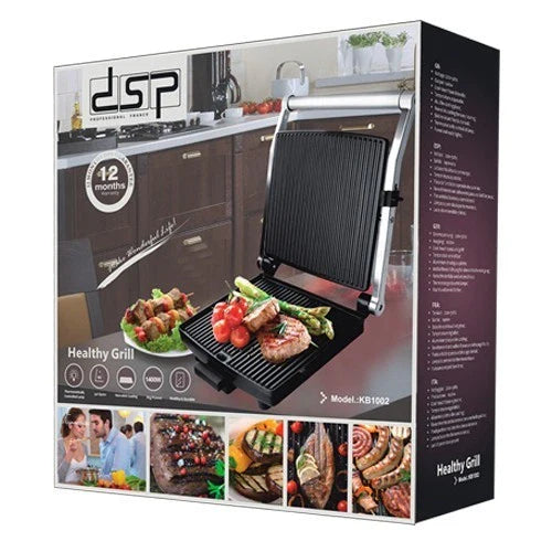 Electric Contact Grill Non-Stick Plates Elegant Design | KB1002 | DSP | Image 4