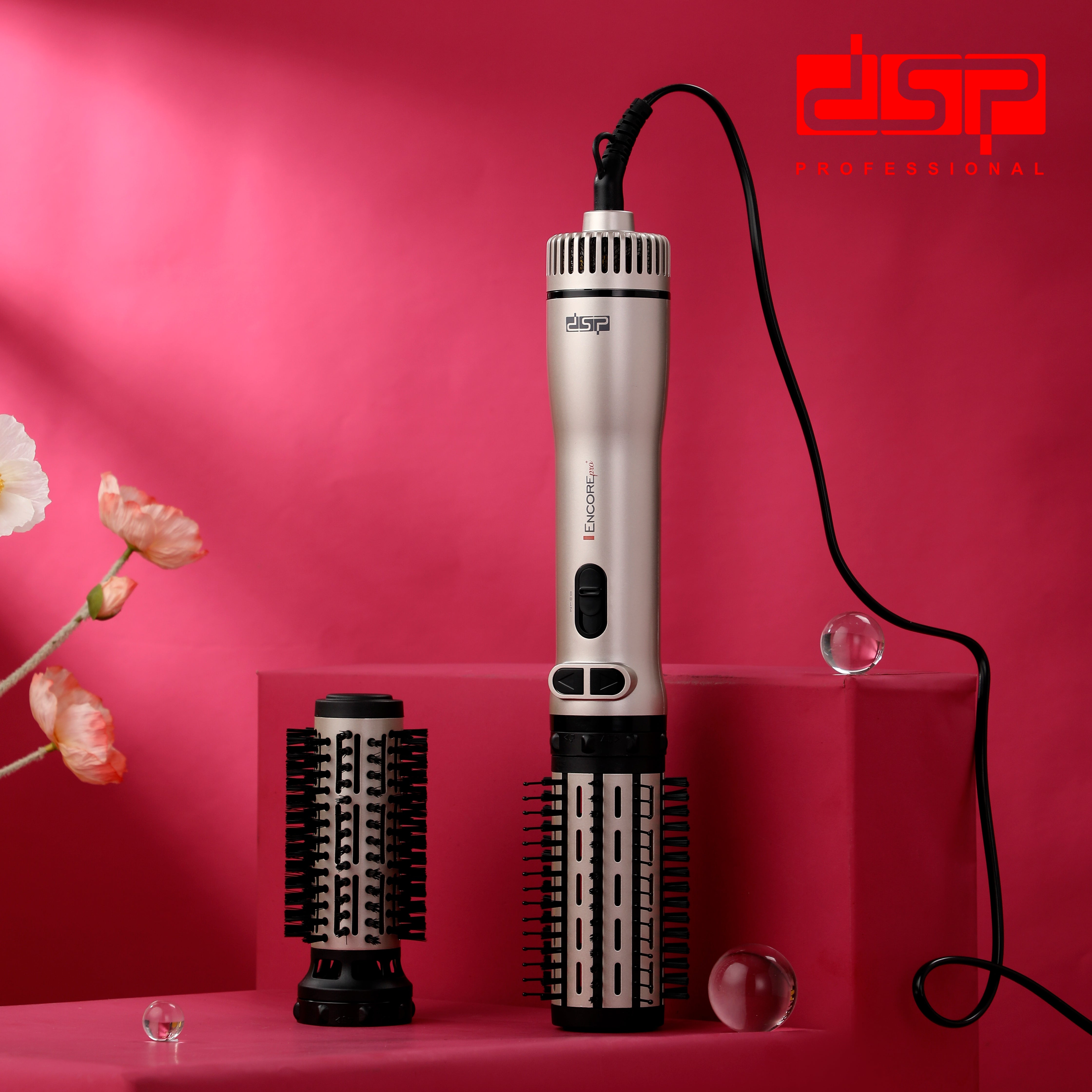 فرشاة هواء ساخن دوّارة 2 في 1 بقطرين 40 / 50 مم - DSP 50214