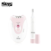 3 in 1 Hair Removal Device DSP 80159 – Rechargeable with LED Light and Waterproof IPX5