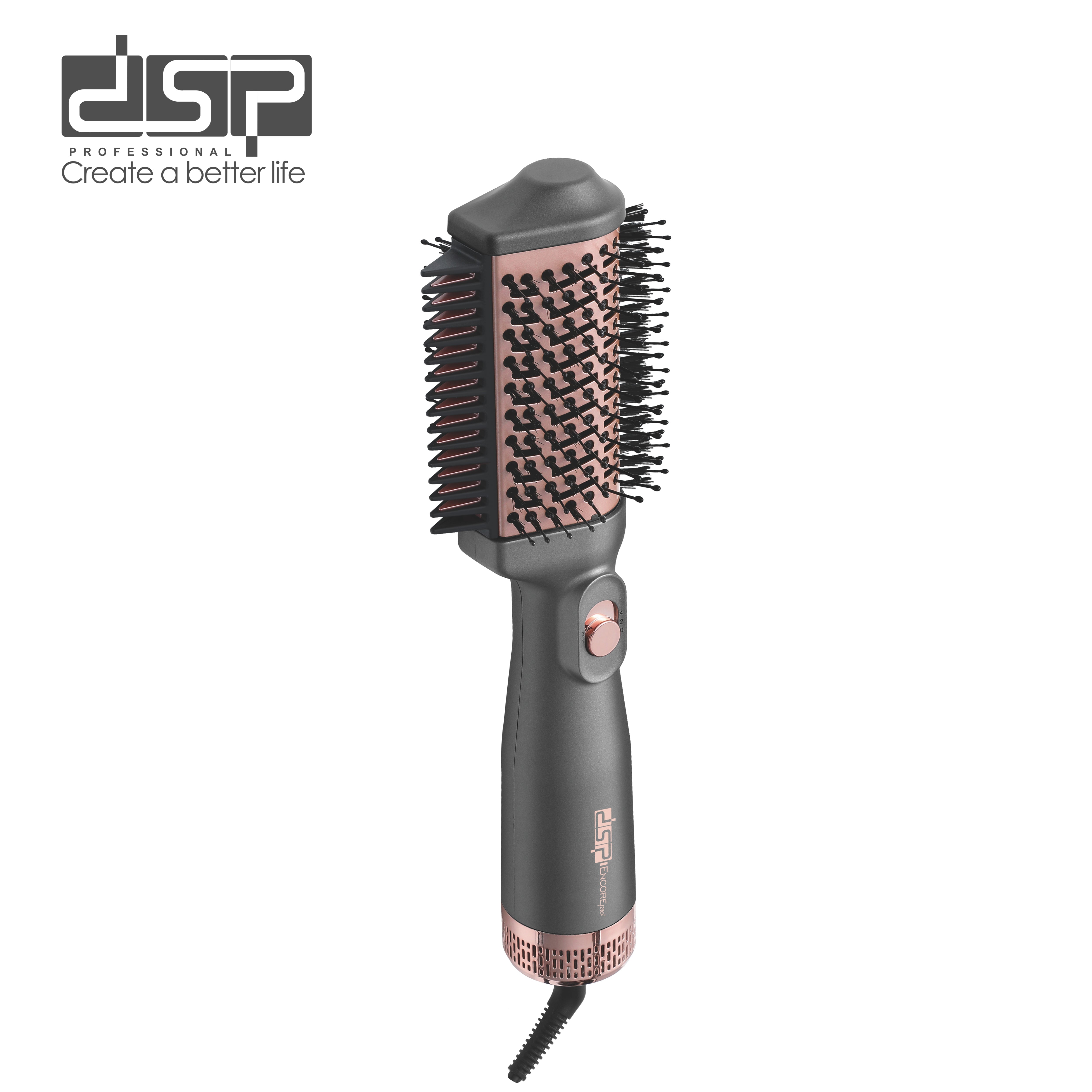 فرشاة تصفيف وتسريح 2 في 1 بوضع الشعر المبلل والجاف – DSP 50138