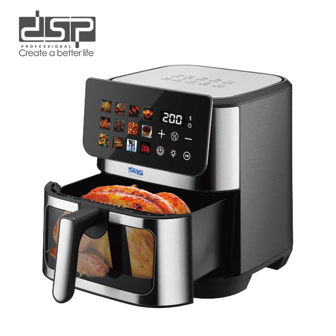 Air Fryer Color LED Touchscreen 8L Oil-Free Cooking 1600W | KB2194 | DSP | Image 1