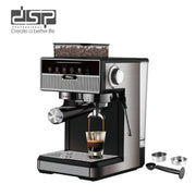 ماكينة إسبريسو بطاحونة مدمجة – 20 بار – 1350 وات – DSP KA3125