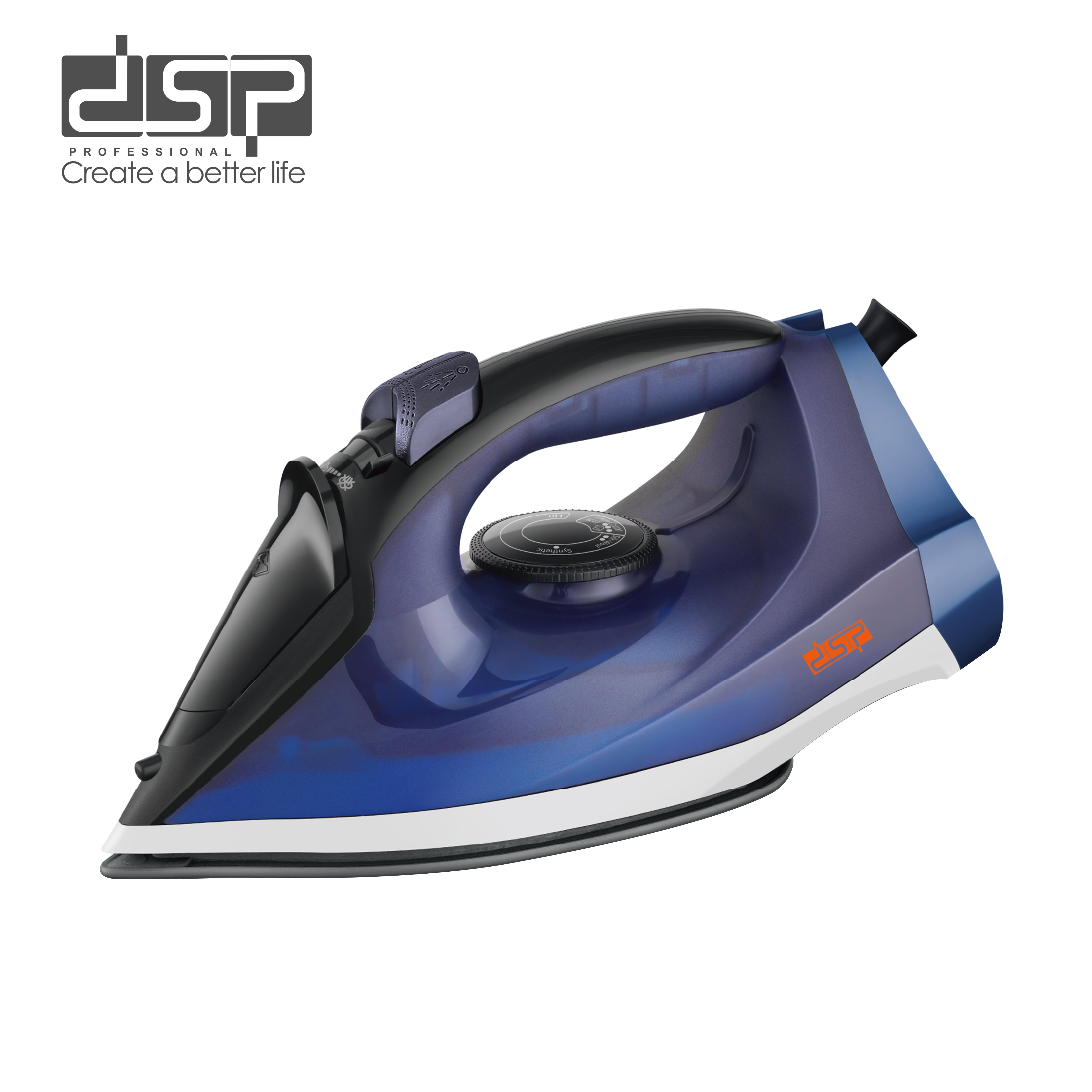 مكواة ملابس بخار DSP KD1173 – 1600 وات –