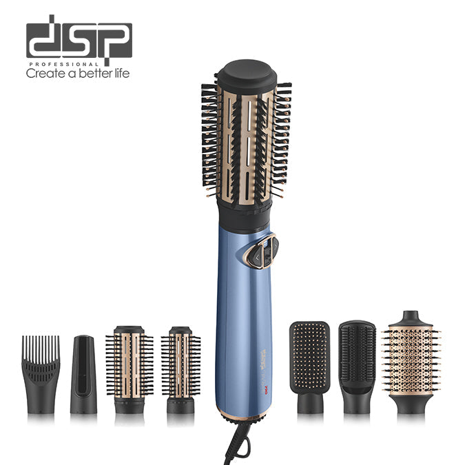 مجموعة فرشاة هواء ساخن دوّارة 8 في 1 بقدرة 1000 وات - DSP 50293