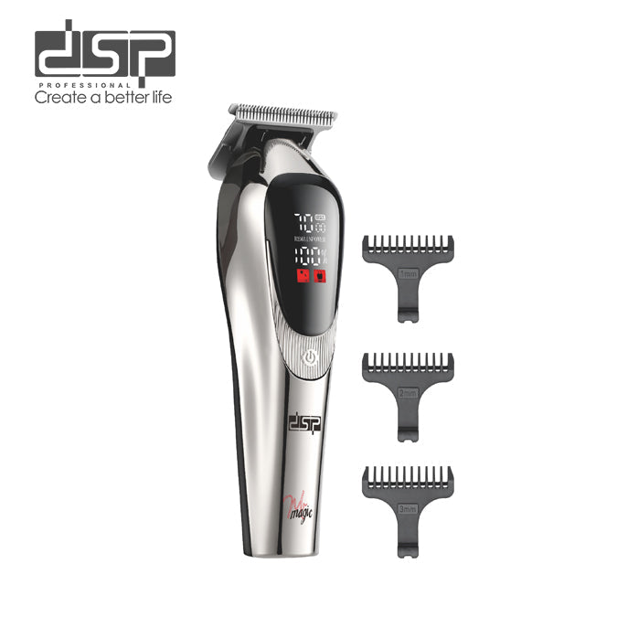 ماكينة حلاقة وتشذيب DSP 91717 – سرعتين قابلتين للتعديل بشاشة LED