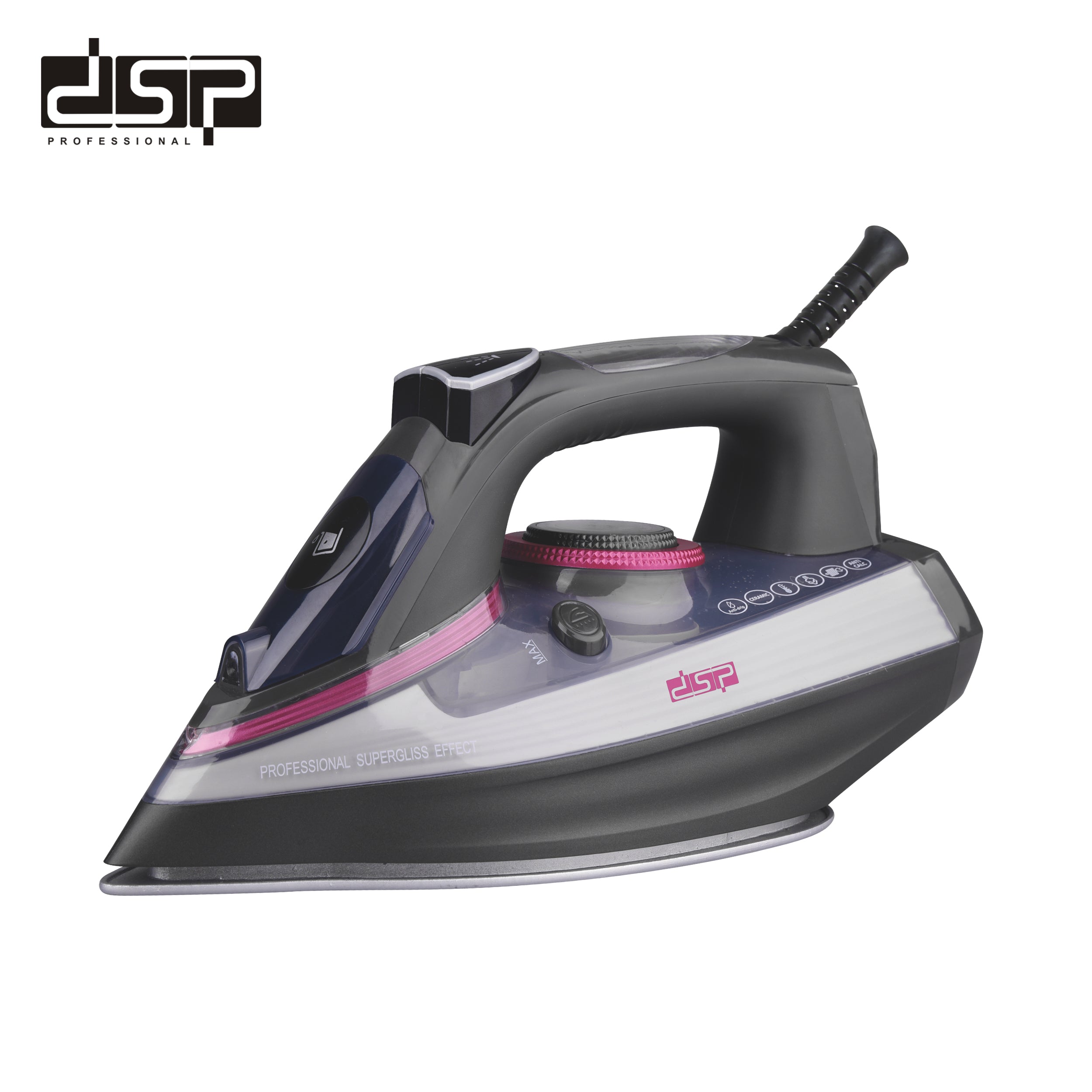 مكواة ملابس بخار DSP KD1067 – 2200 وات – أداء قوي