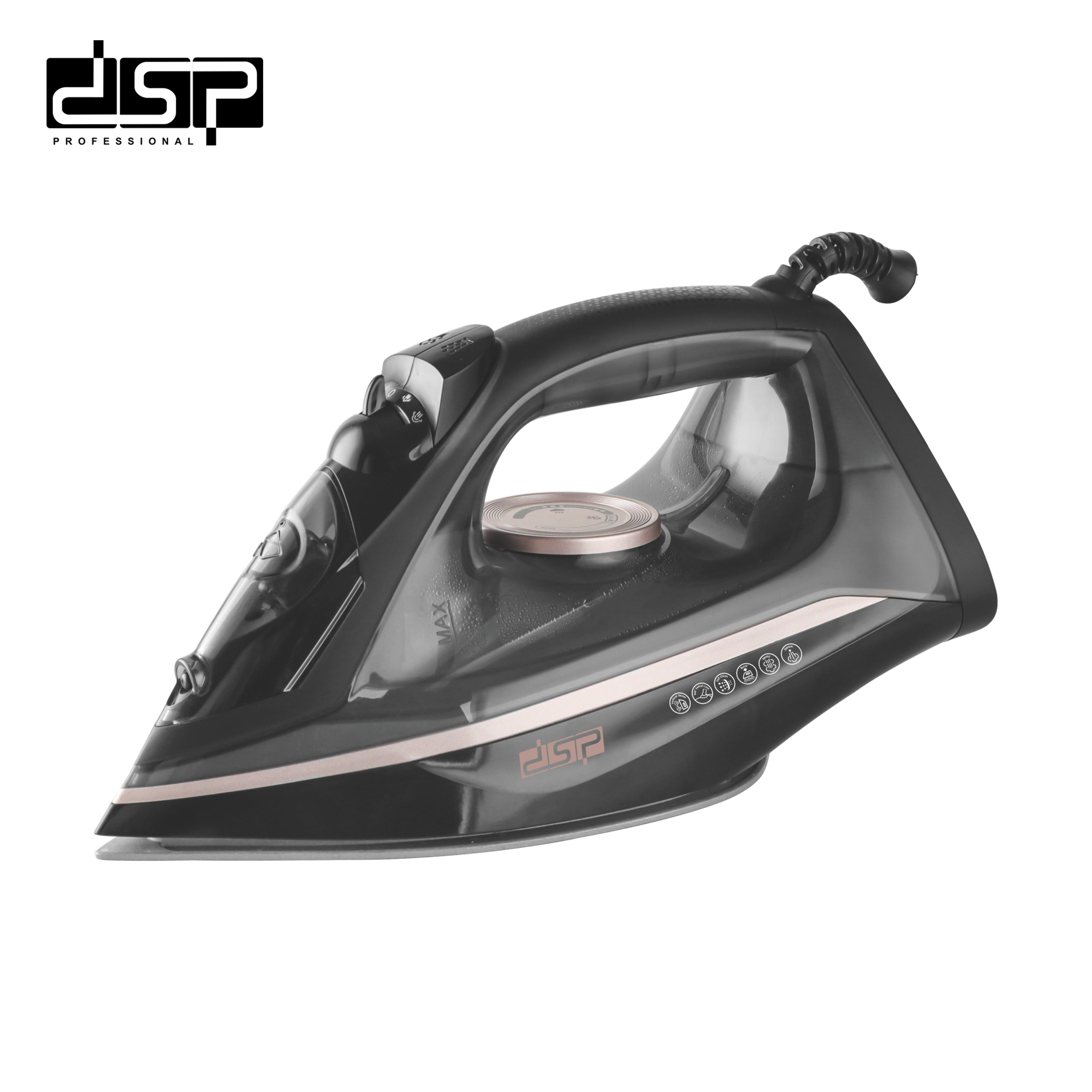 مكواة ملابس بخار DSP KD1352 – 2200 وات – سعة كبيرة وأداء قوي – صورة 2
