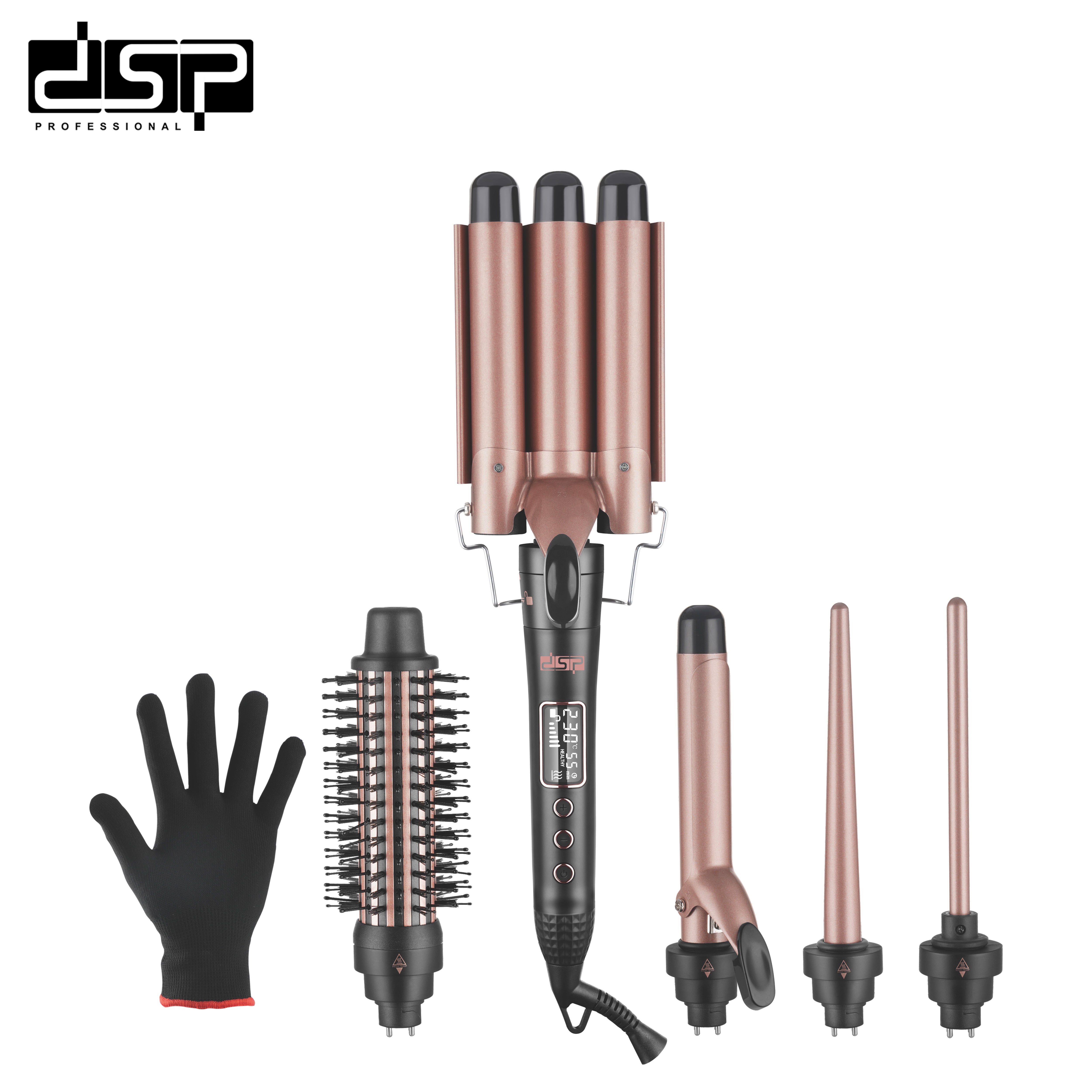 7-in-1 Curling Iron up to 230°C - DSP 20652