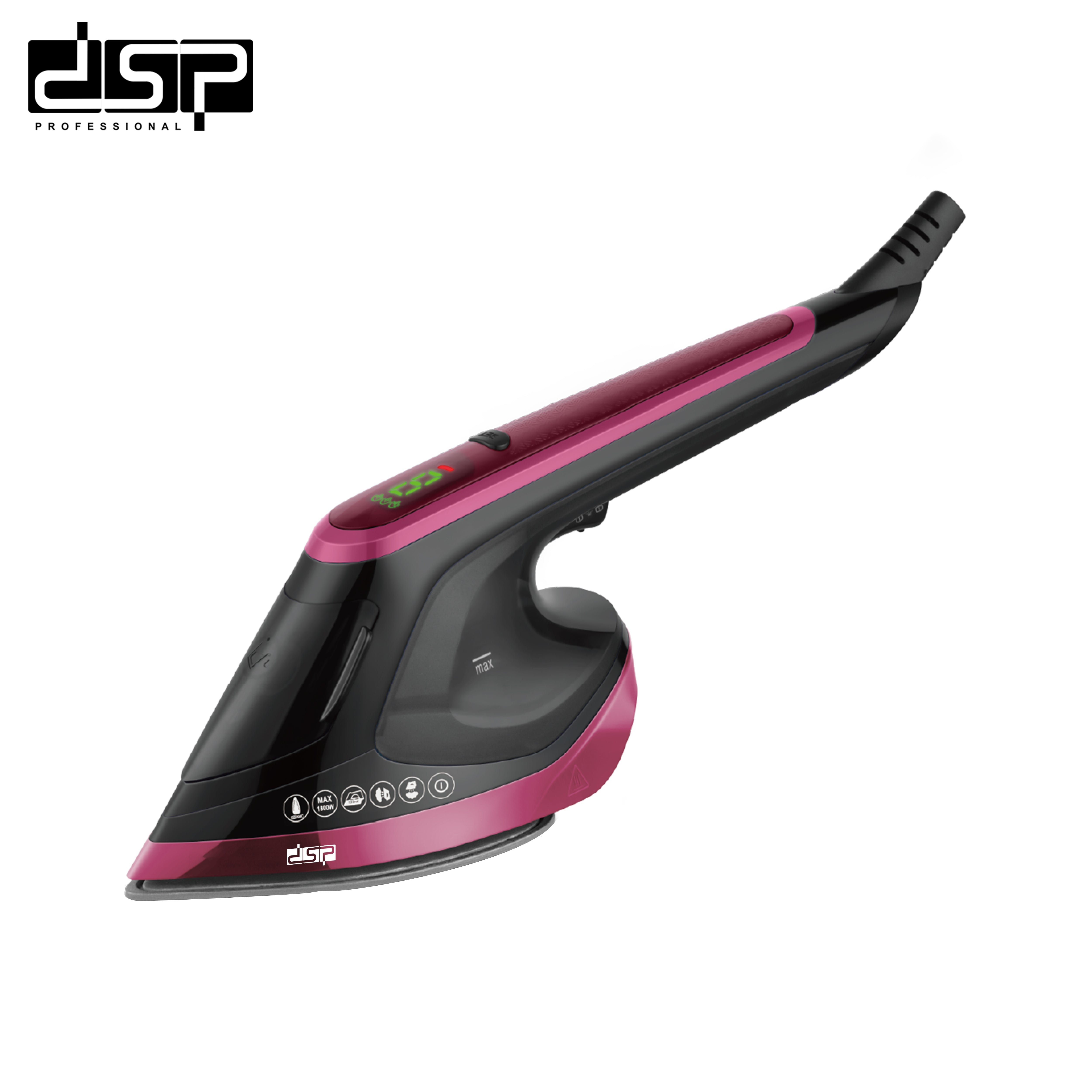 مكواة بخار DSP KD1170 – 1800 وات – 2 في 1 بشاشة LED