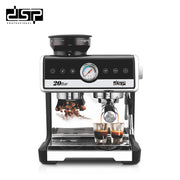 ماكينة إسبريسو 2×1 بطاحونة مدمجة – 20 بار – 2250 وات – DSP KA3107