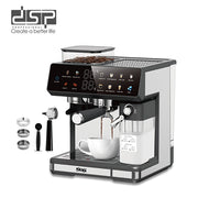 ماكينة إسبريسو أوتوماتيك 3×1 بطاحونة مدمجة – 20 بار – 1350 وات – DSP KA3146