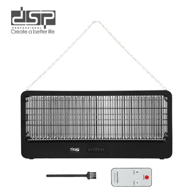 DSP KD3104 mosquito and insect zapper, 20 watt power - 200 m² coverage - UV 365nm with remote and timer