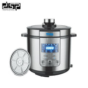 حلة ضغط كهربائية DSP KB5027 – 6 لتر – 1000 وات – 14 برنامج طهي