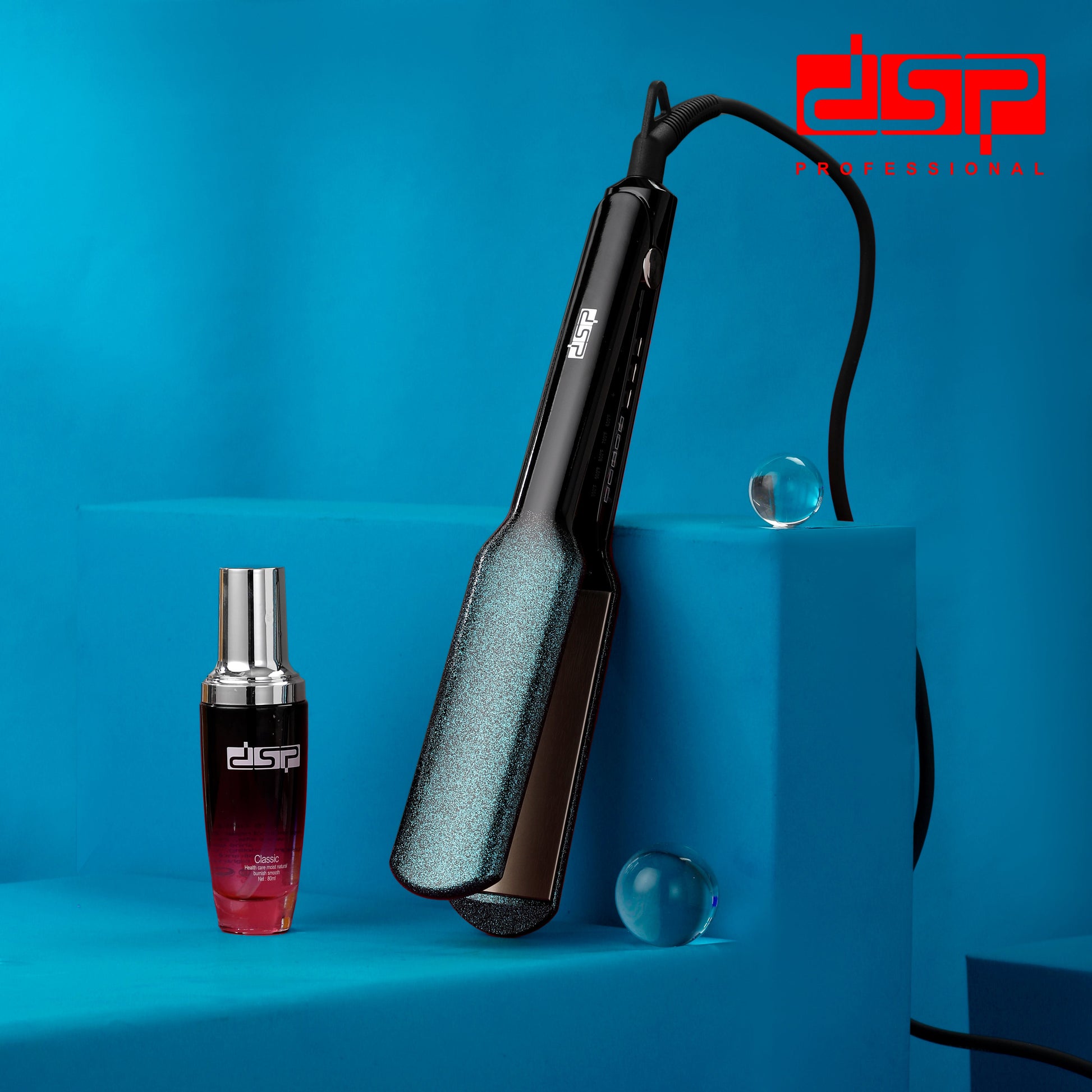 مكواة شعر زيت الأرجان الكلاسيكي – حرارة 990 فهرنهايت – DSP 10023 – صورة 6