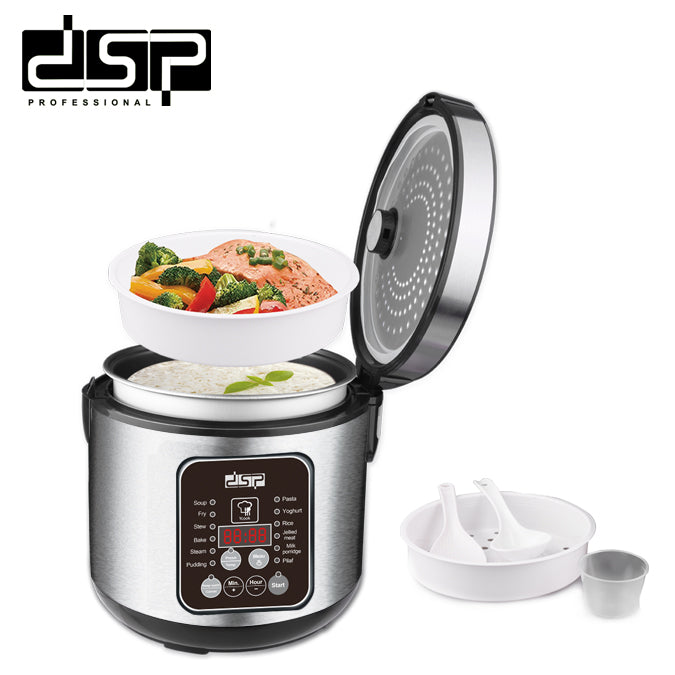 حلة أرز متعددة الوظائف DSP KB5004 – 5 لتر – 900 وات – 12 برنامج طهي