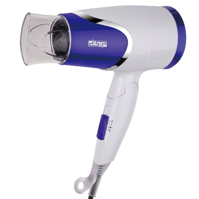 سيشوار شعر قابل للطي 1200 وات – 19000 RPM – DSP 30077