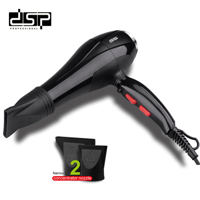 سيشوار شعر احترافي أيوني 1100 وات – 16700 RPM – DSP 30102
