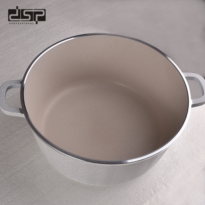 طقم حلل جرانيت غير لاصق DSP CA001-S01 Beige – صورة 2
