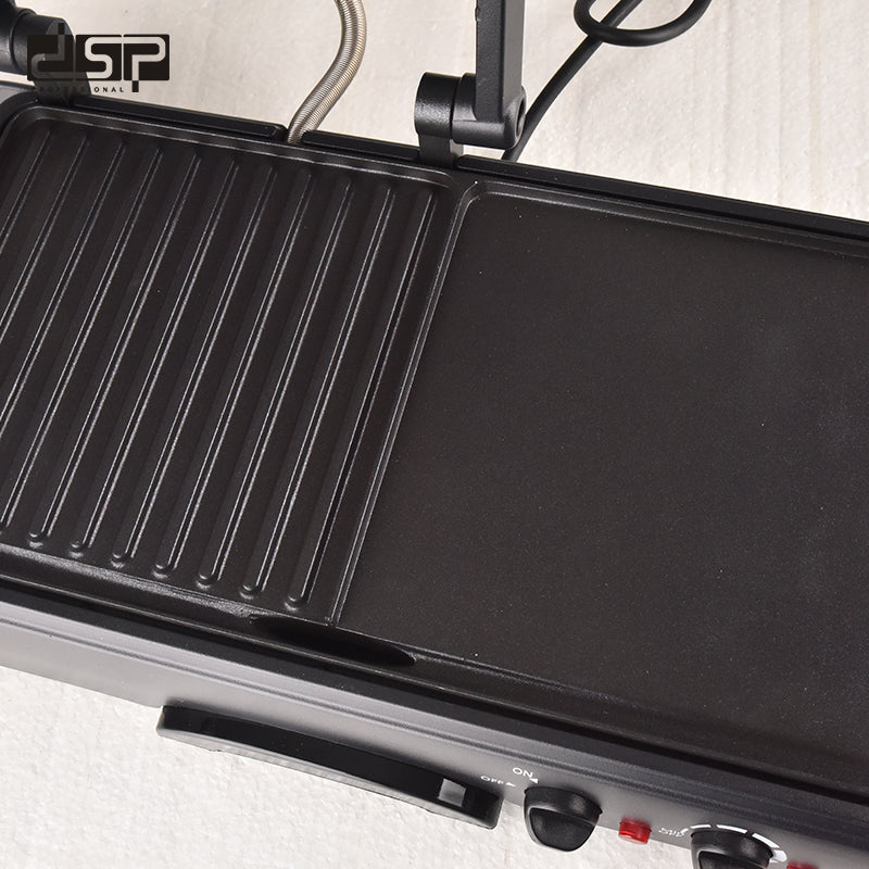 2-in-1 Electric Grill & Griddle 38cm 90° Open 1600W | KB1050 | DSP | Image 2