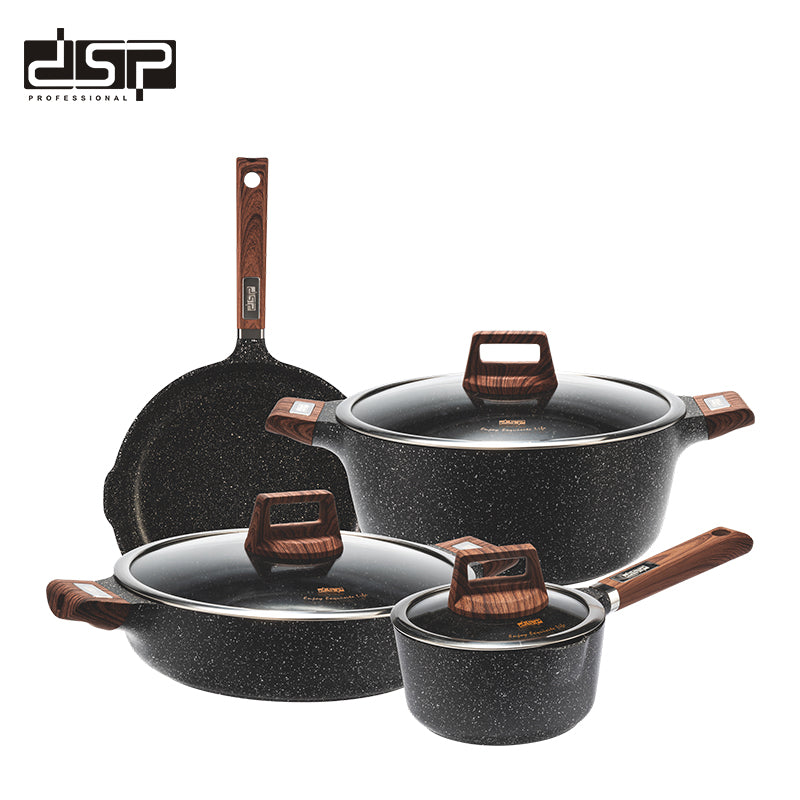 طقم حلل جرانيت DSP CA005-S02 Black – صورة 2