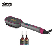 Professional Hair Straightening Brush Pro Luxe – Heat 990 Fahrenheit – DSP 10248 (Pro Luxe)