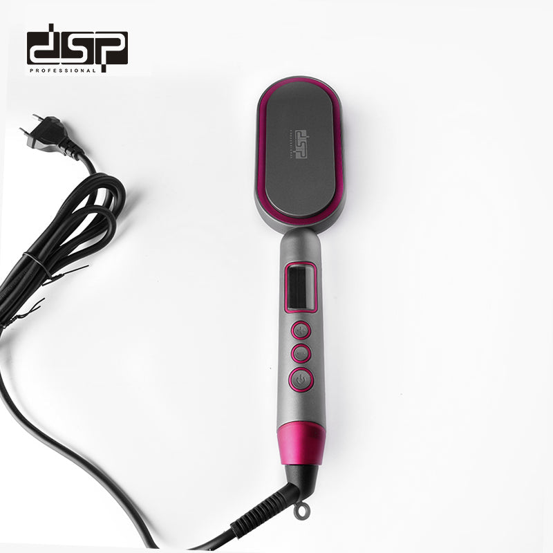 Professional Hair Straightening Brush Pro Luxe – Heat 990 Fahrenheit – DSP 10248 (Pro Luxe)