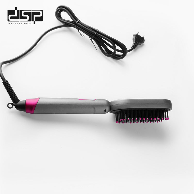 Professional Hair Straightening Brush Pro Luxe – Heat 990 Fahrenheit – DSP 10248 (Pro Luxe)