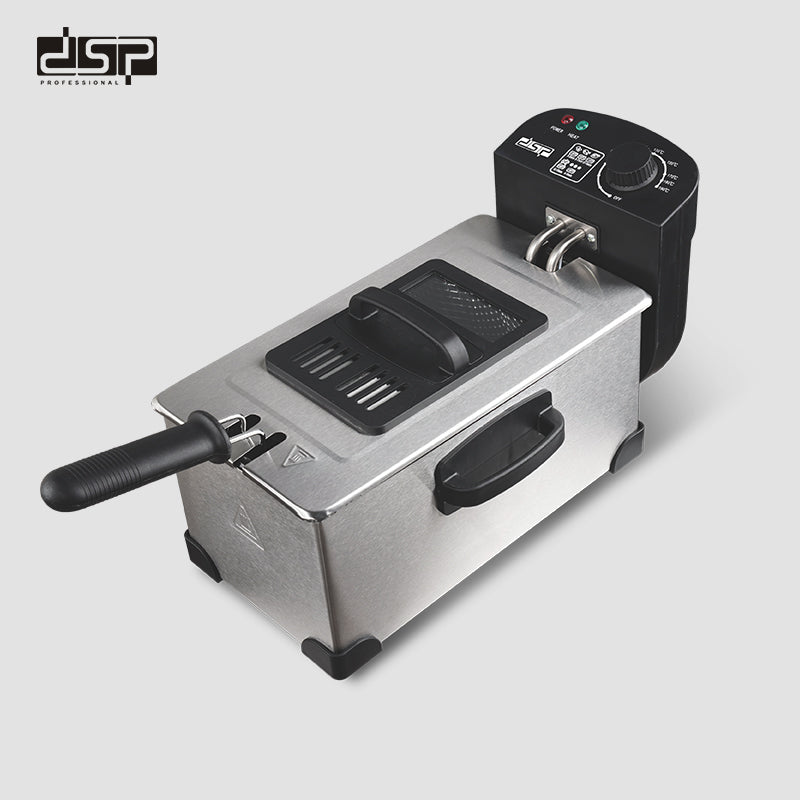 Electric Deep Fryer Adjustable Temp 3L Basket 2000W | KB2079 | DSP | Image 2
