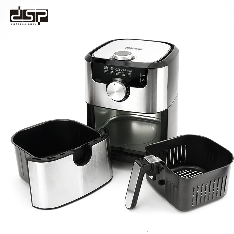 DSP KB2085 Air Fryer – 1500 Watts with a capacity of 5 liters (3.5-liter inner basket)
