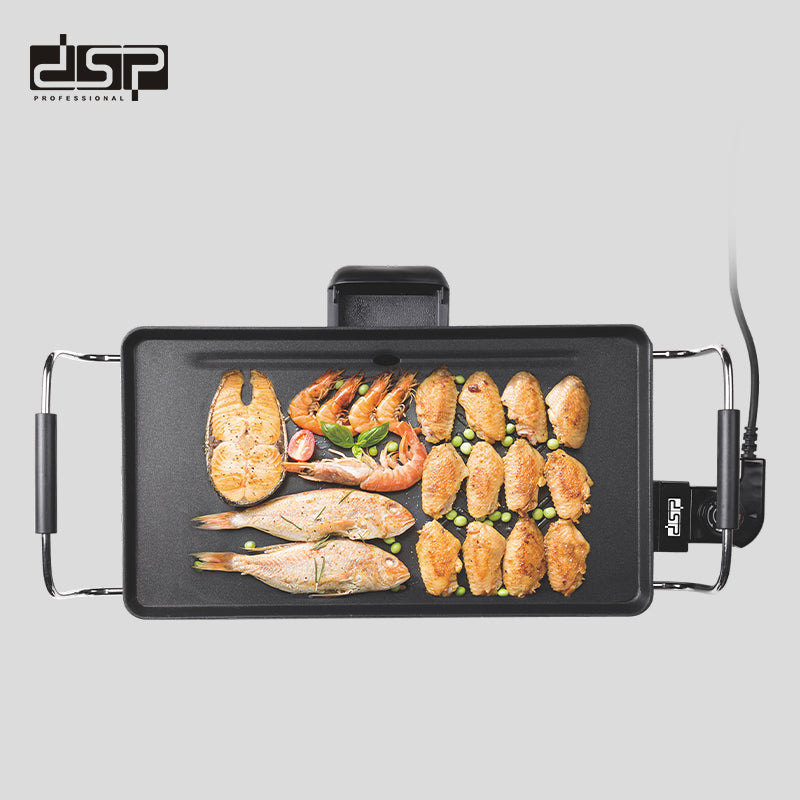 Flat Electric Griddle Large Non-Stick Surface 46x26cm 2000W | KB1057 | DSP | Image 2