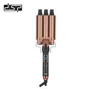 مكواة تجعيد ثلاثية DSP 20579 – 105 وات بأنابيب 25 مم و5 درجات حرارة