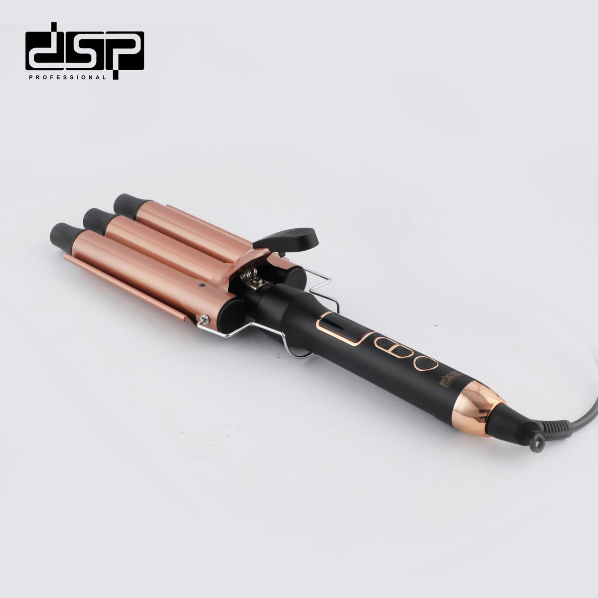 مكواة تجعيد ثلاثية DSP 20579 – 105 وات بأنابيب 25 مم و5 درجات حرارة