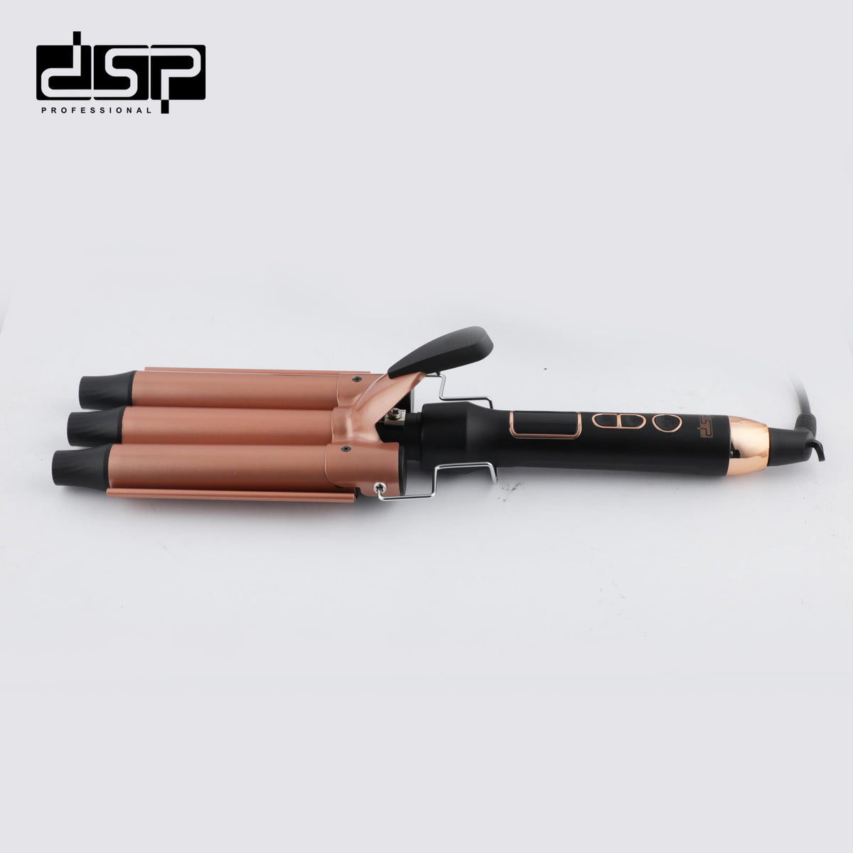 مكواة تجعيد ثلاثية DSP 20579 – 105 وات بأنابيب 25 مم و5 درجات حرارة