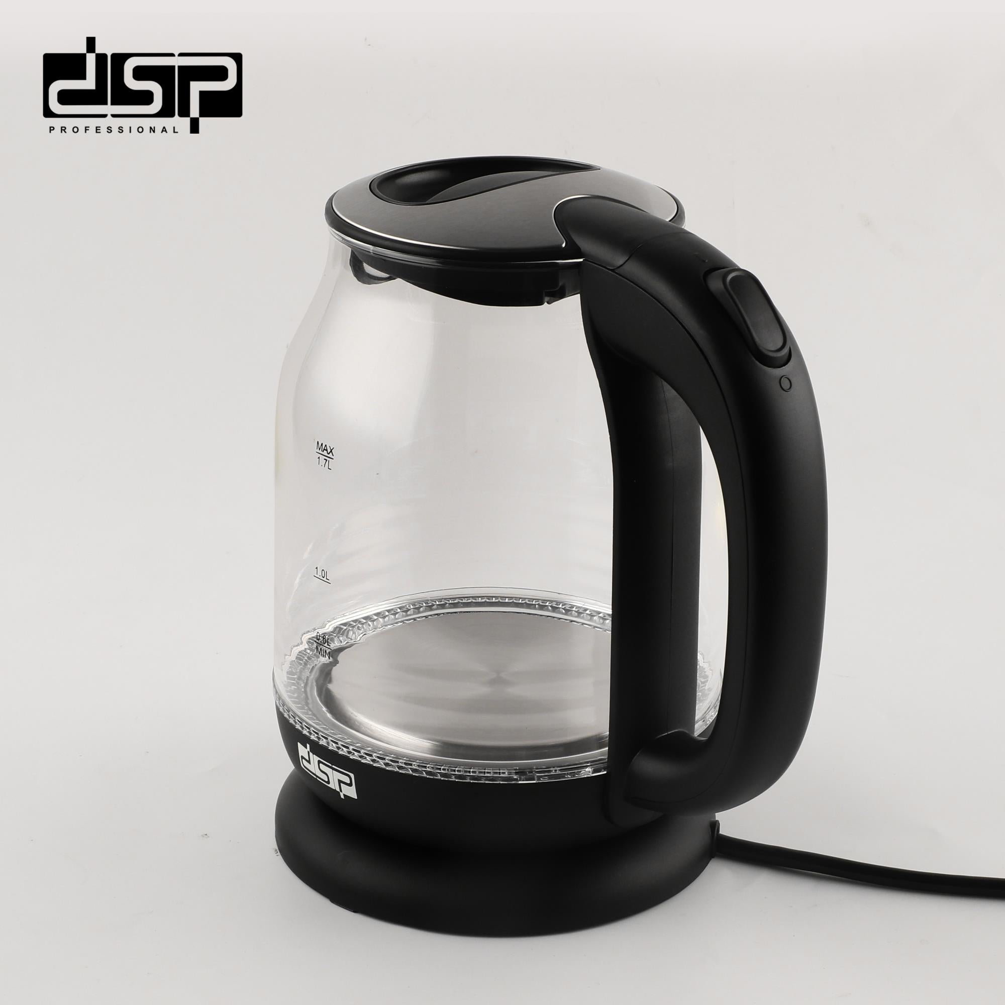 غلاية كهربائية زجاج  – سعة 1.7 لتر DSP KK1265 – صورة 2