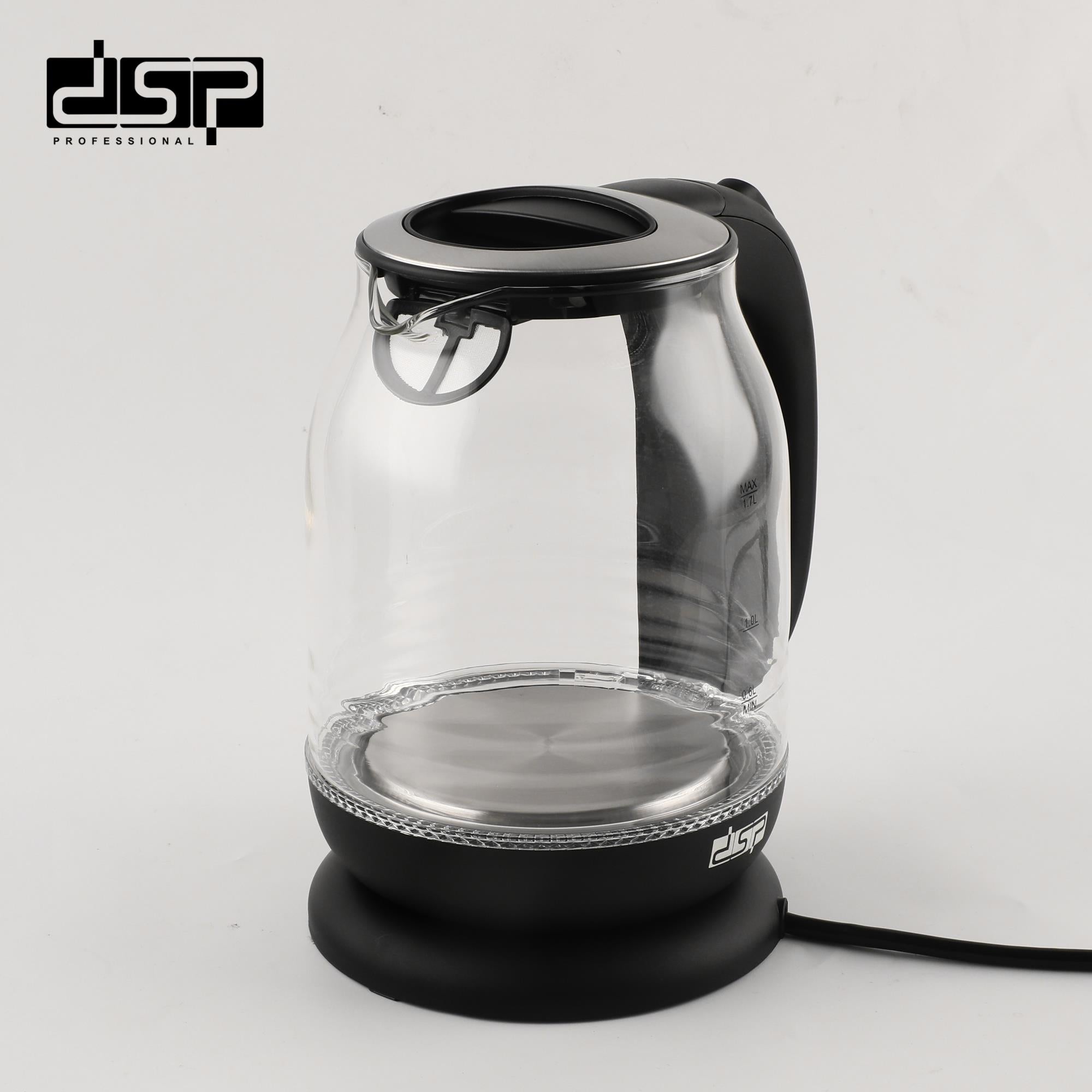 غلاية كهربائية زجاج  – سعة 1.7 لتر DSP KK1265 – صورة 3