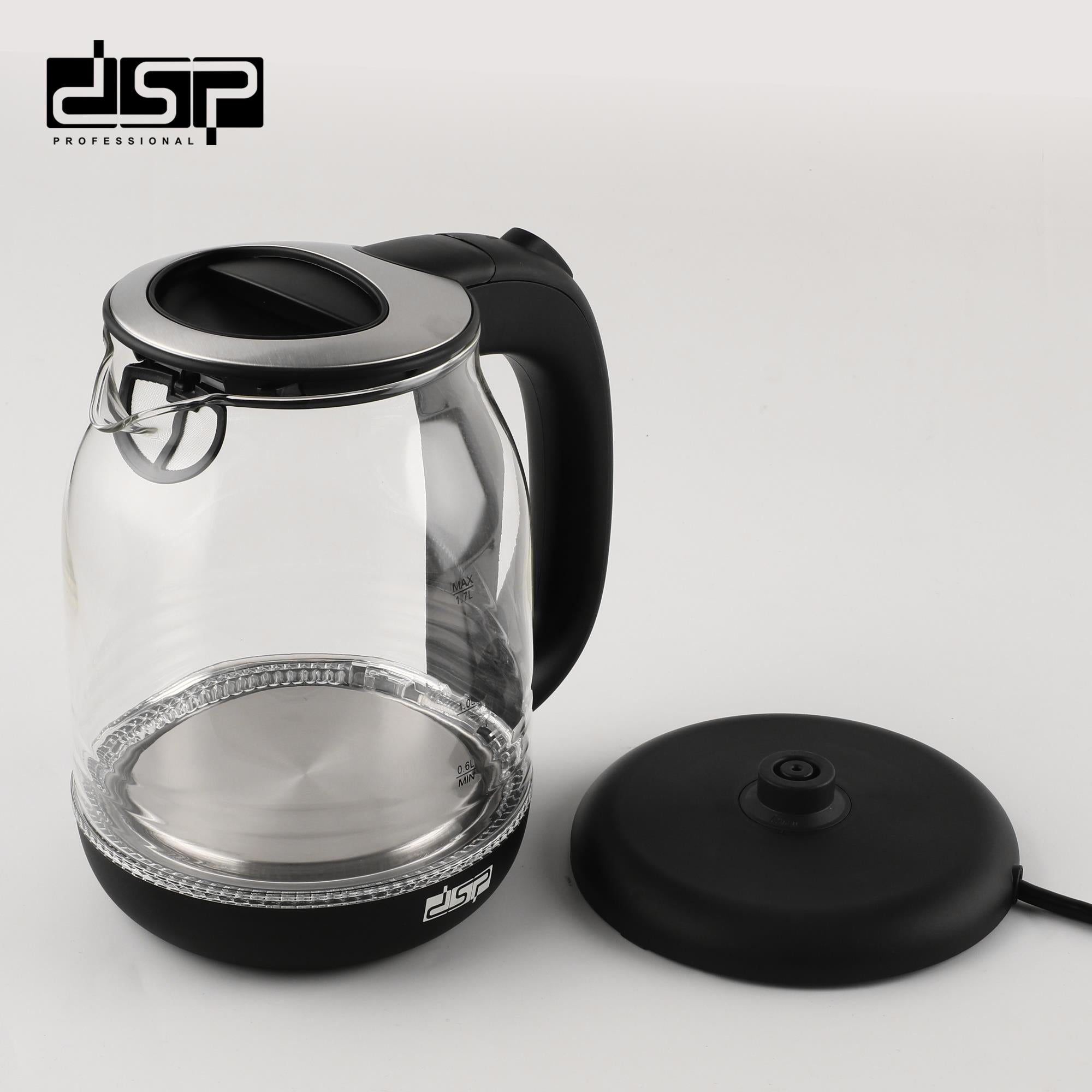 غلاية كهربائية زجاج  – سعة 1.7 لتر DSP KK1265 – صورة 5