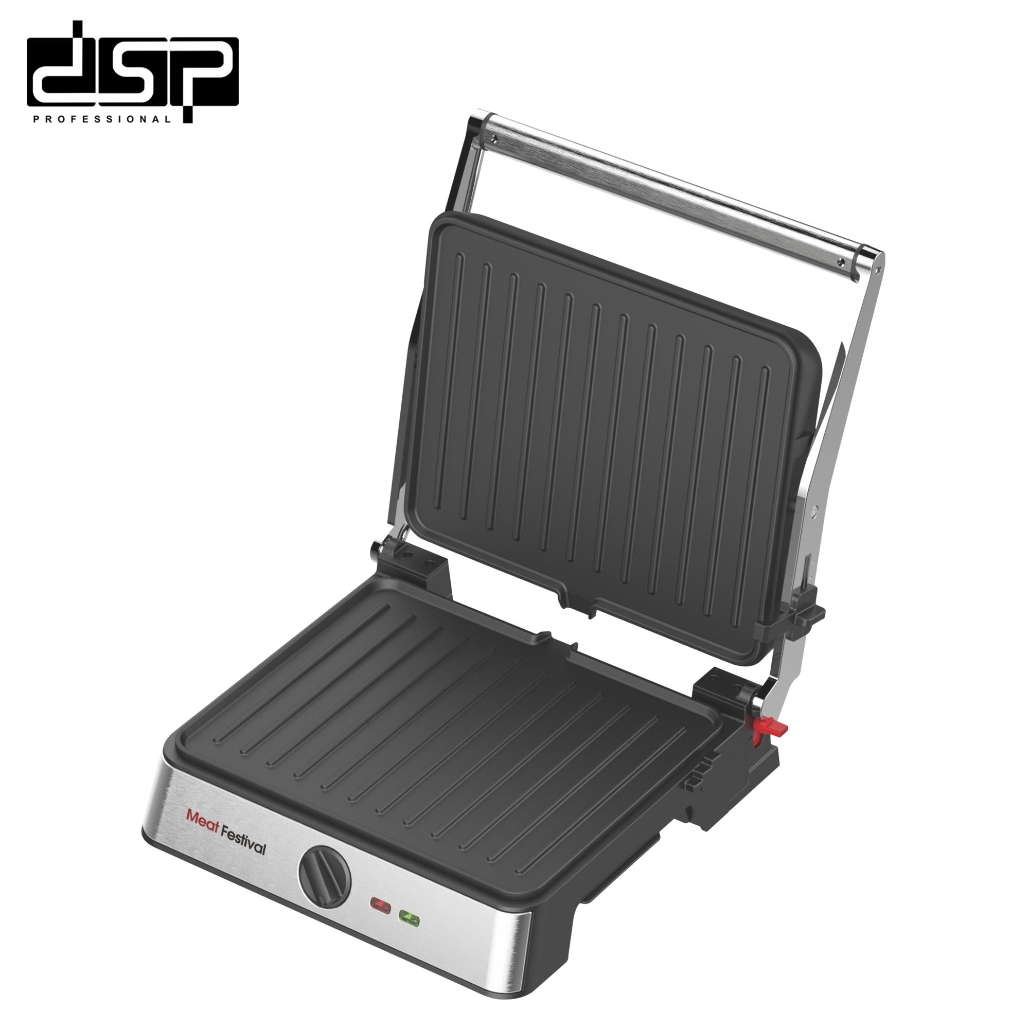شواية كهربائية DSP KB1105 – 2200 وات بسطح 29×24 سم وتحكم في الحرارة