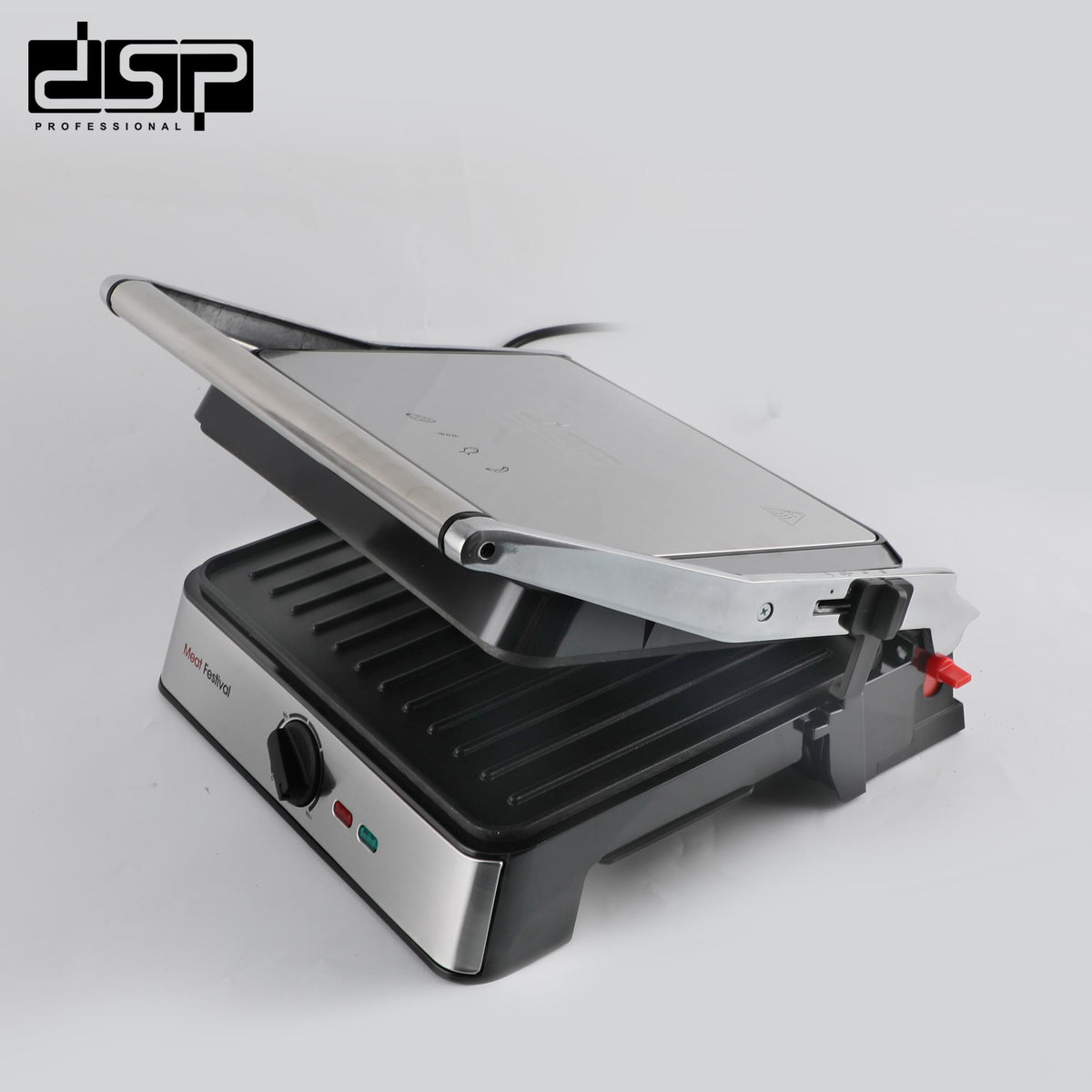 شواية كهربائية DSP KB1105 – 2200 وات بسطح 29×24 سم وتحكم في الحرارة