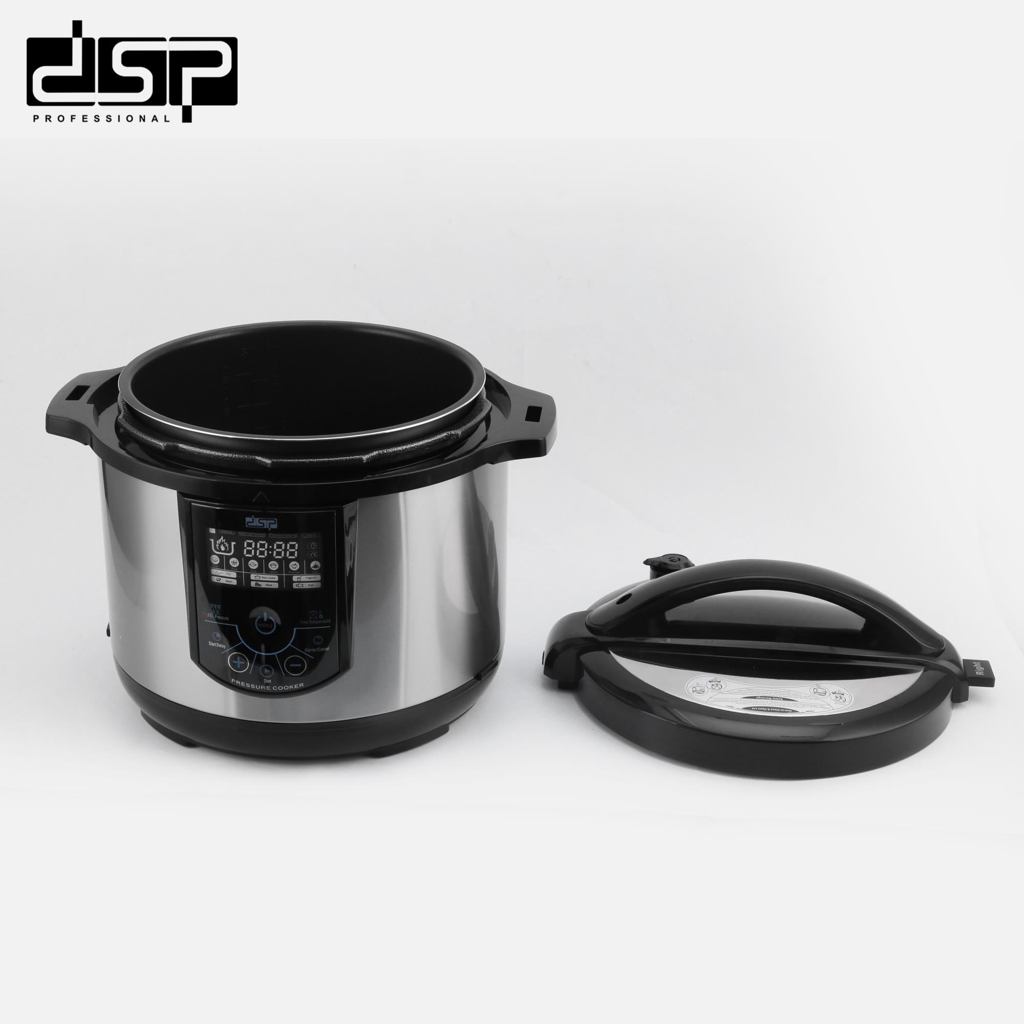 حلة ضغط كهربائية DSP KB5033 سعة 10 لتر بقوة 1350 وات – صورة 3