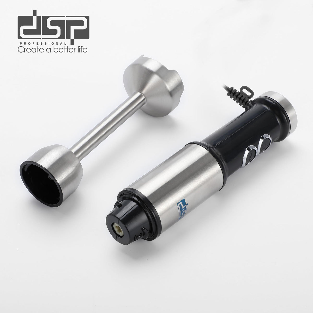 هاند بليندر DSP KM1190 – 1500 وات بوظيفة تيربو وشفرات SUS304
