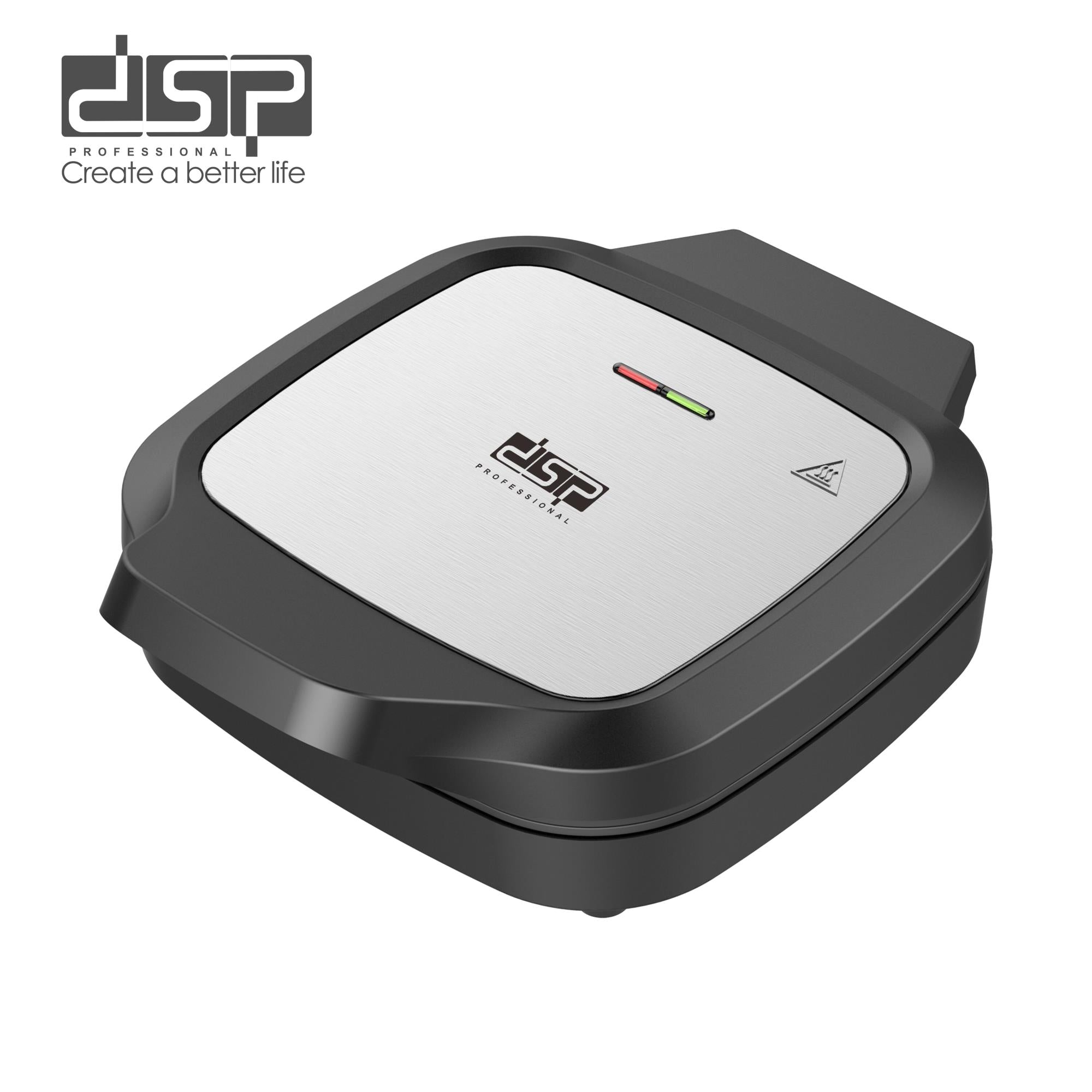 جهاز إفطار DSP KC1239 – 1200 وات – جريل مزدوج مع صينية متعددة الاستخدام