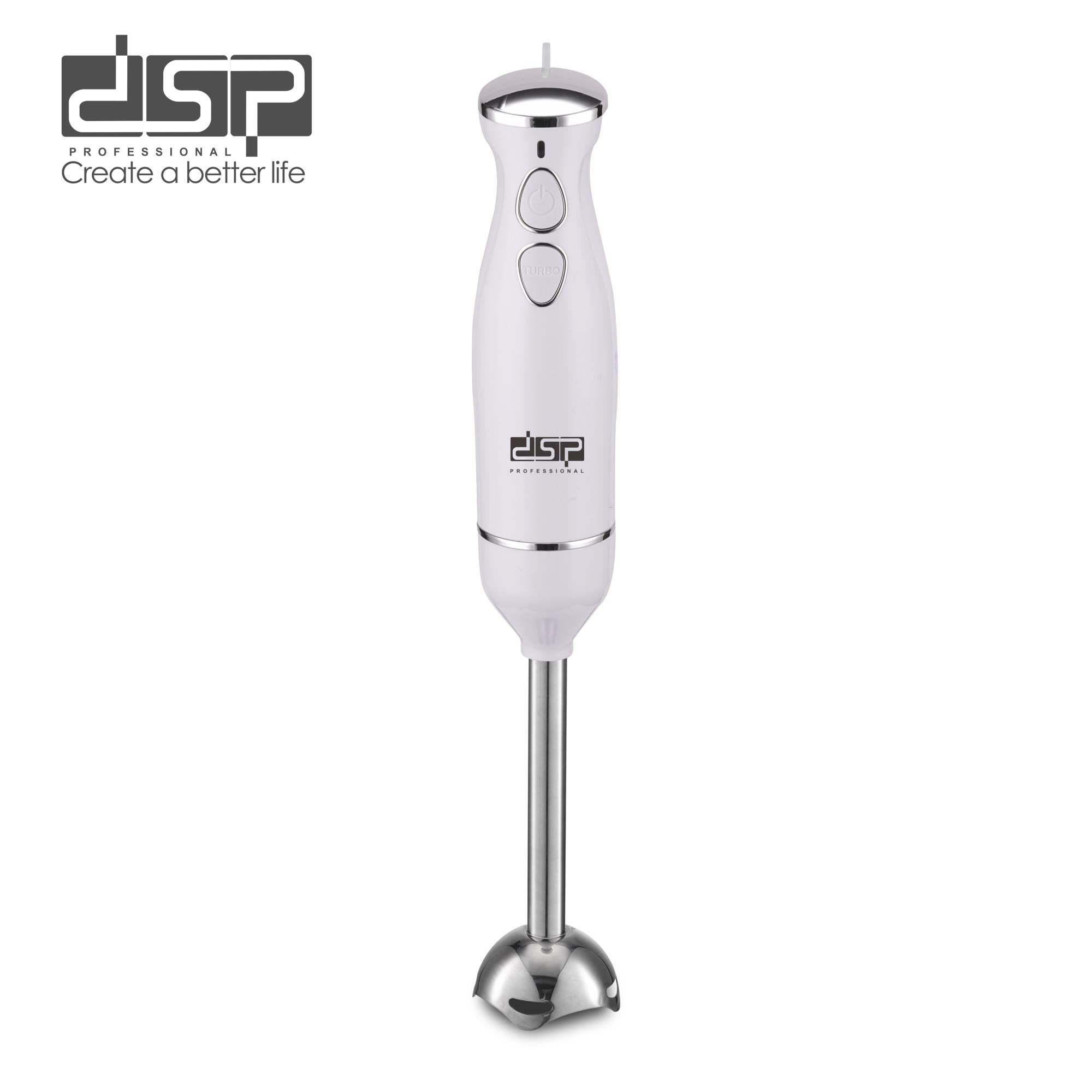 هاند بليندر 500 وات – سرعتان + توربو – ستانلس ستيل DSP KM1139