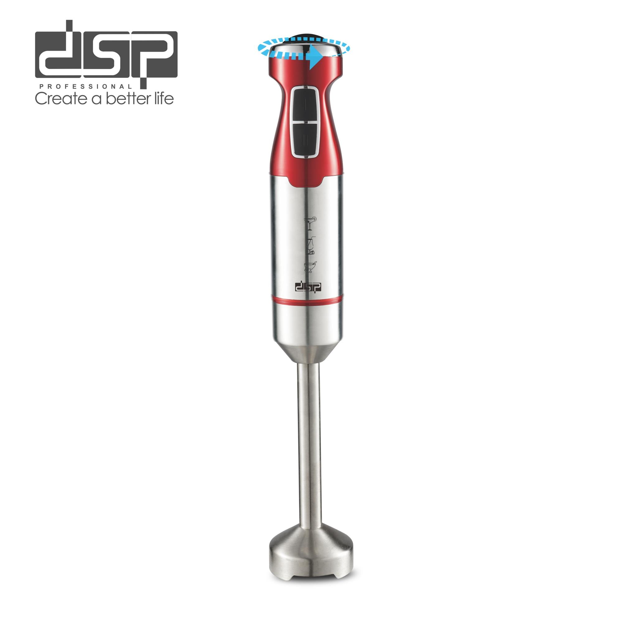 هاند بليندر 700 وات – سرعة متدرجة – ستانلس ستيل DSP KM1117