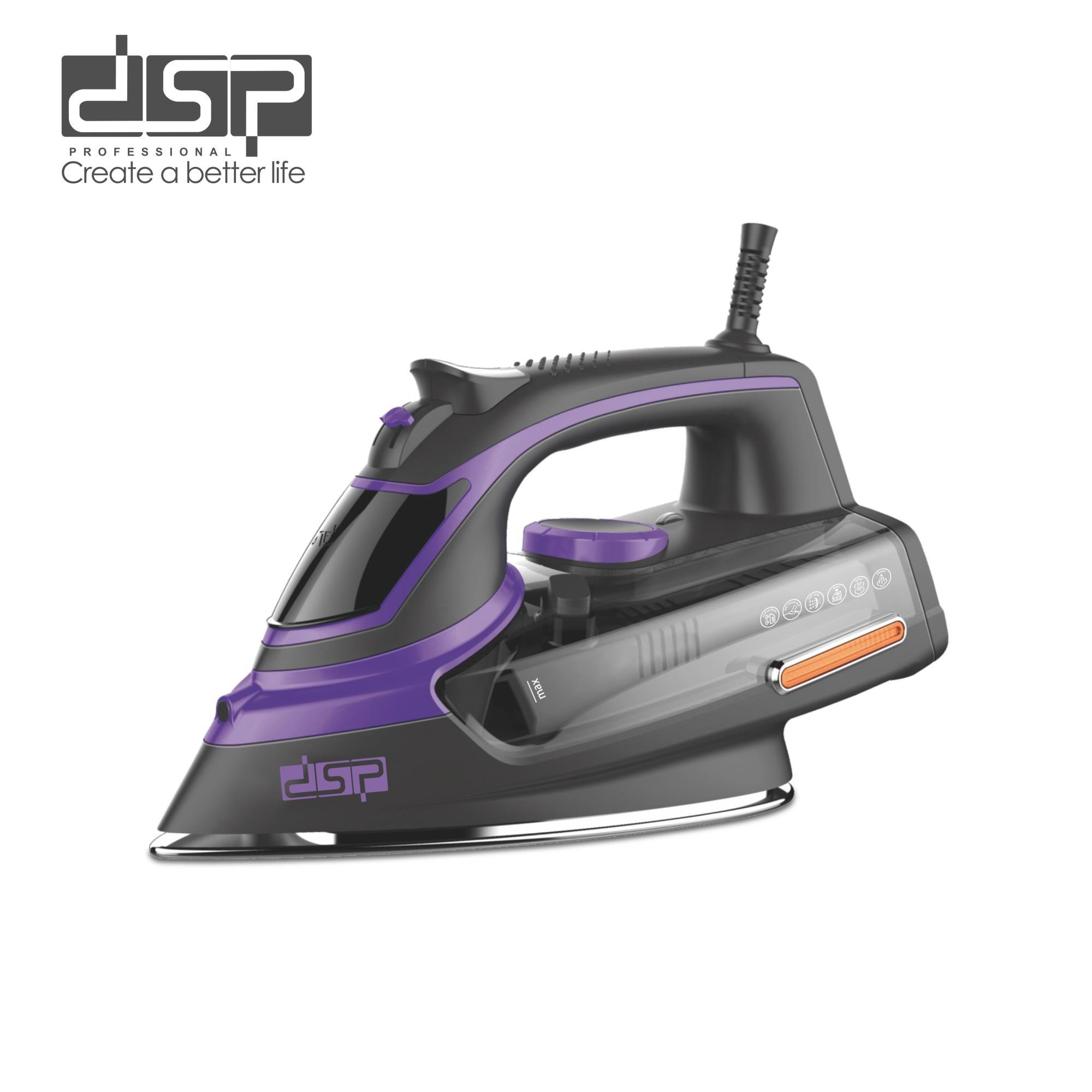 مكواة ملابس بخار سيراميك – DSP KD1004 – 2000 وات