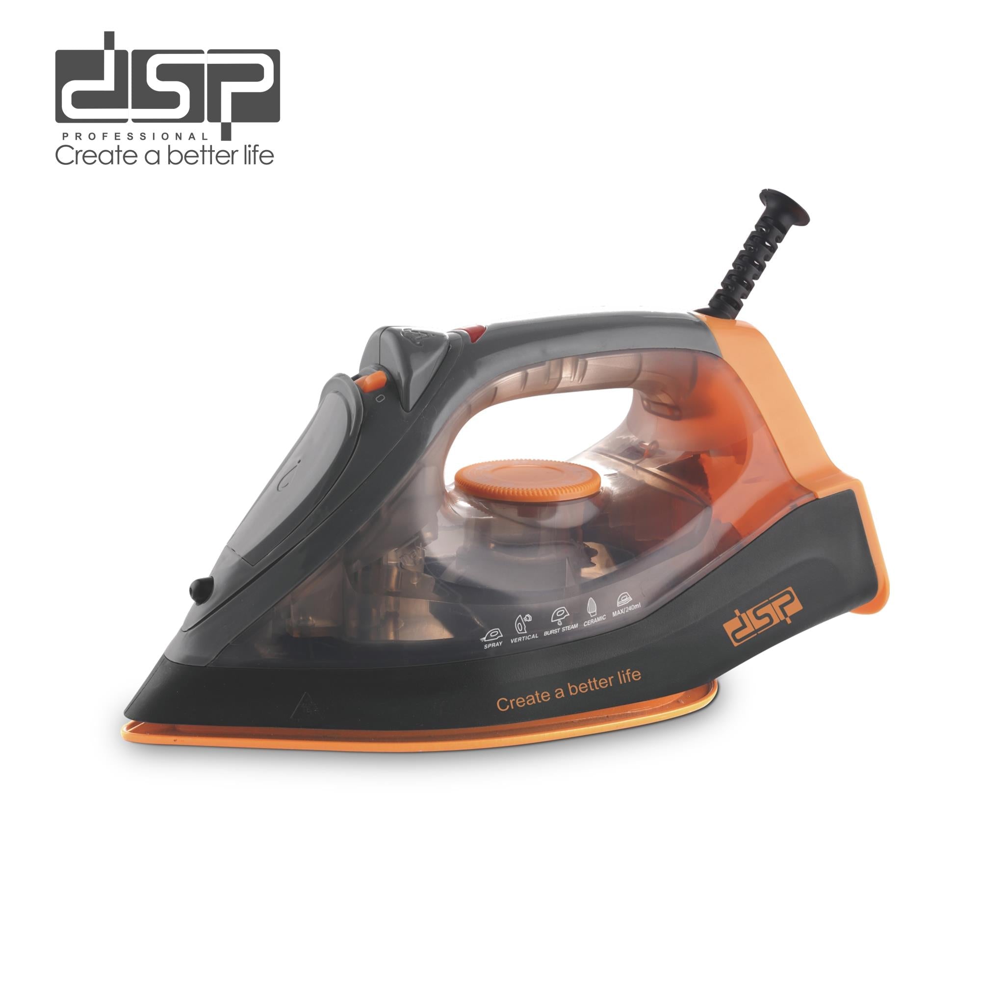 مكواة ملابس بخار سيراميك – DSP KD1135 – 2000 وات