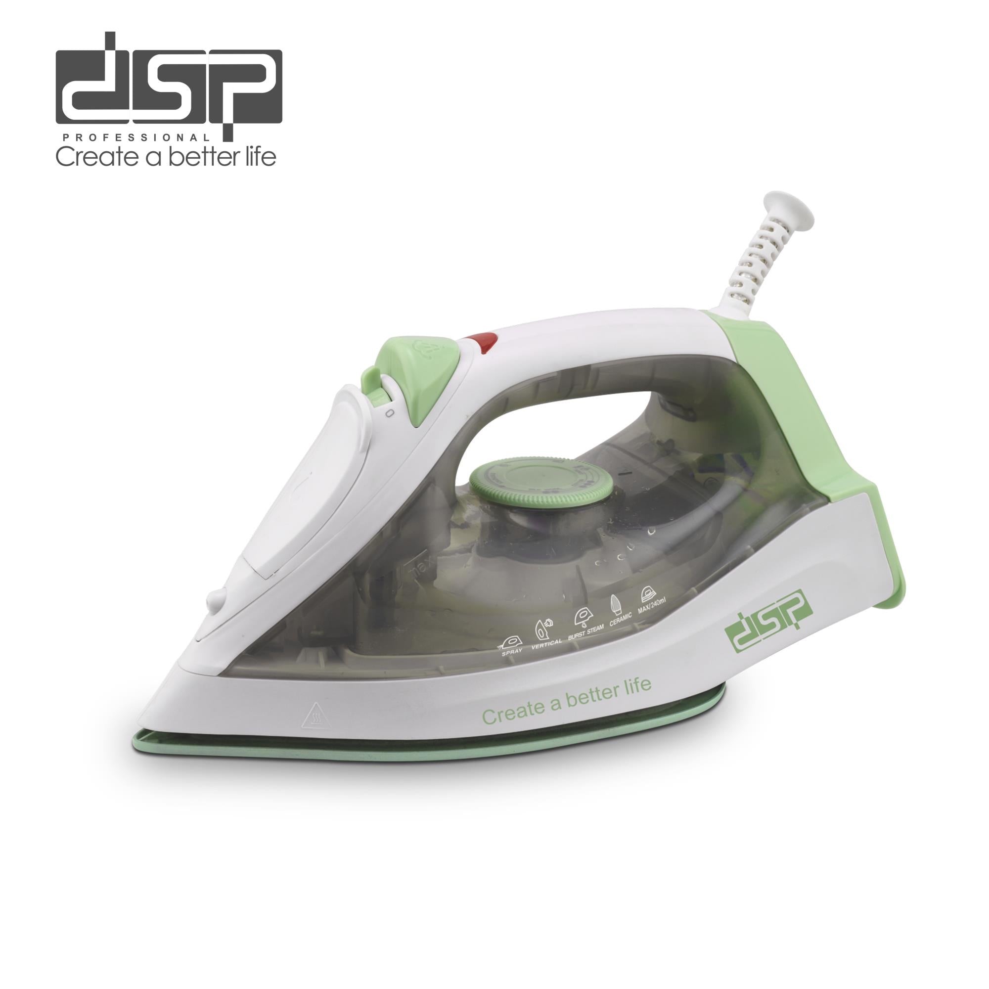 مكواة ملابس بخار سيراميك – DSP KD1135 – 2000 وات